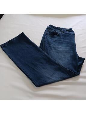 Lee 1WMBEW7 Regular Fit Bootcut Women's Blue Denim Jeans Size 22W M (42×31)